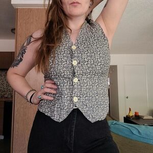 Patterned Vintage Vest